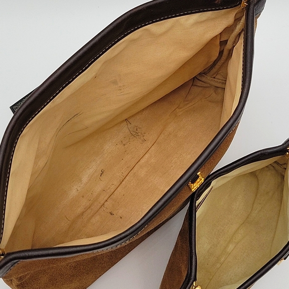 Loewe Tan and Black Clutch LARGE ONLY - Picture 11 of 14